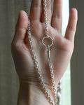 Heavy Amazing 33 grams Solid Sterling Silver Watch Chain