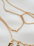 The Gabriele Letter Vintage Necklace 18K Gold