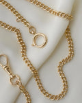 Beautiful 20.9 Inches Rare Antique Watch Chain 18K Rose Gold