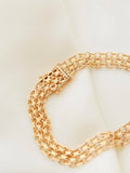Beautiful Glowing Swedish Vintage Bracelet 18K Gold 1967