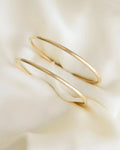 The PERFECT Solid Through and Through Heavy Danish Vintage Bangle 14K Gold