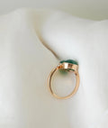 The Best Antique Emerald Bypass Toi Et Moi Ring 14K Gold