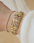 Once in A Lifetime Antique Belle Epoque Diamond Bracelet 18K Gold 1910s