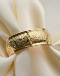 Engraved Dream Bangle 18K Gold 26.7 Grams 1948