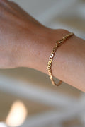 Special Antique Swedish Watch Chain Bracelet w Full Hallamarks 18K Gold 1885