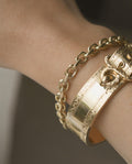 Classic Chunky Anchor Bracelet 14K Gold 1960s