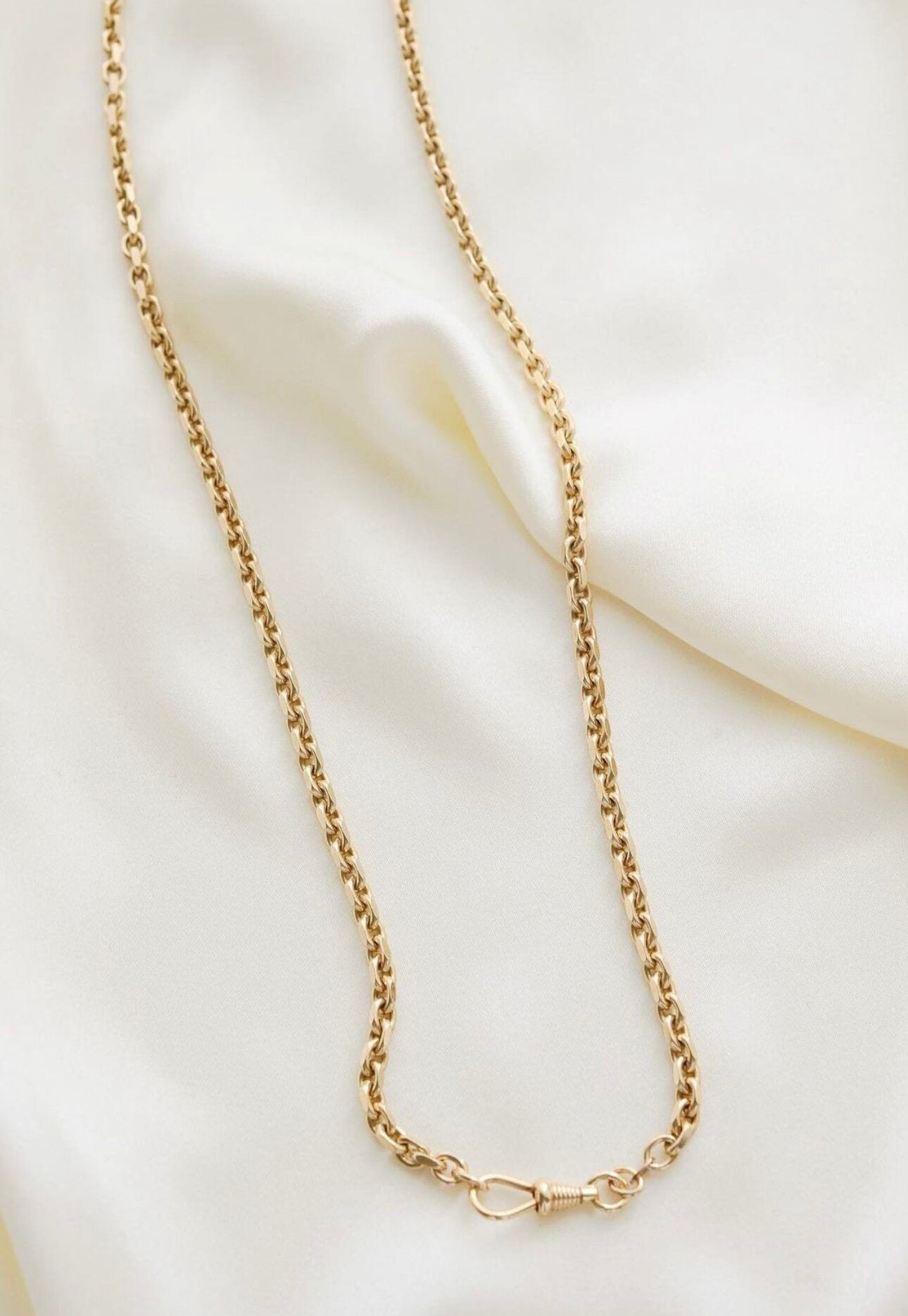 Perfect Danish Anchor Link Chain 8K Gold