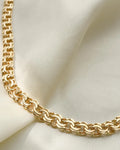 Chunky Bismarck Chain 16.5 Inches 14K Gold 1960s