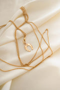 Lucky Swedish Vintage Horse Shoe Charm 18K Gold