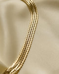 Sublime Double Row Geneva Chain 14K Gold 1960s
