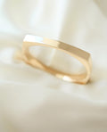 Sculptural Danish Vintage Bangle 14K Gold