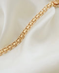 7 Inches Perfect Capricorn Link Bracelet 18K Gold 1969