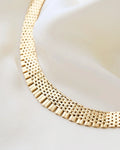 55 Grams Sublime Danish Vintage Necklace 14K Gold 1960