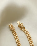 Chunky Bismarck Chain 16.5 Inches 14K Gold 1960s