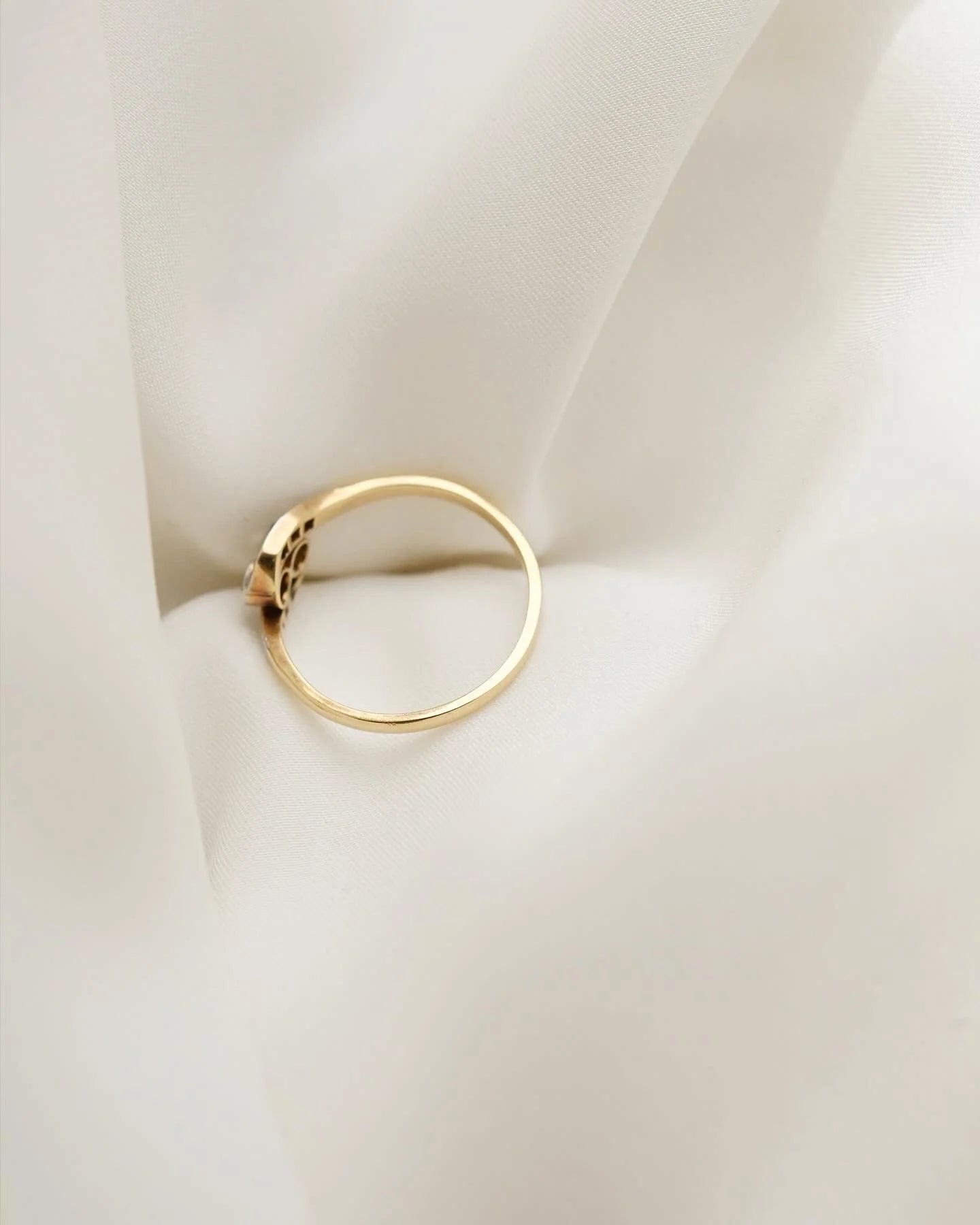 The Cutest Old Ring Toi Et Moi 14K Gold x Diamond Beg. 1900s