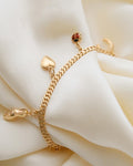 Special Good Luck Charm Bracelet 18K Gold 1950
