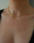 Perfect Sexy Danish Anchor Link Chain 14K Gold 1970s