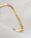 Special Antique Swedish Watch Chain Bracelet w Full Hallamarks 18K Gold 1885
