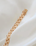 Stunning Swedish Link Bracelet Fully Hallmarked 18K Gold 1968
