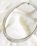 Amazing Sexy Textured Vintage Silver Collar 1960