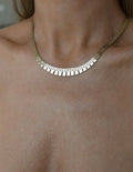 Perfect Cleopatra Necklace Danish Vintage 14K Gold 1970