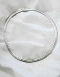 Sexy Two Sided Silver Vintage Necklace 1960