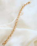 Beautiful Vintage Anchor Link Bracelet 14K Gold