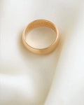 Gorg Heavy Pastel Pink 18K Gold Band 1965