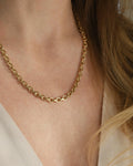 From Personal Collection! Vintage Anchor Chain 5mm 14K Gold 1970s