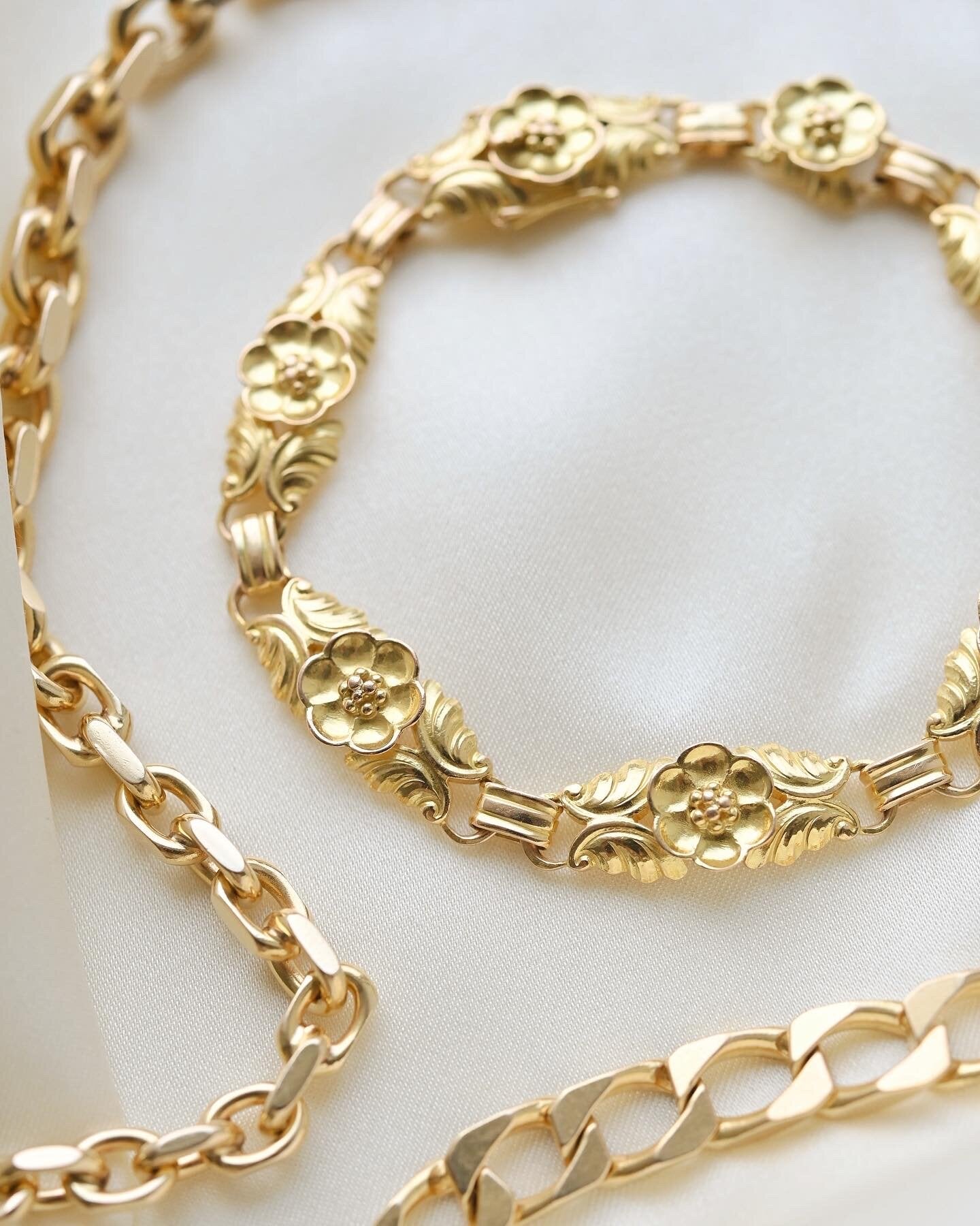 Rare Antique Bracelet By Georg Jensen 18K Gold Beg. 1900s