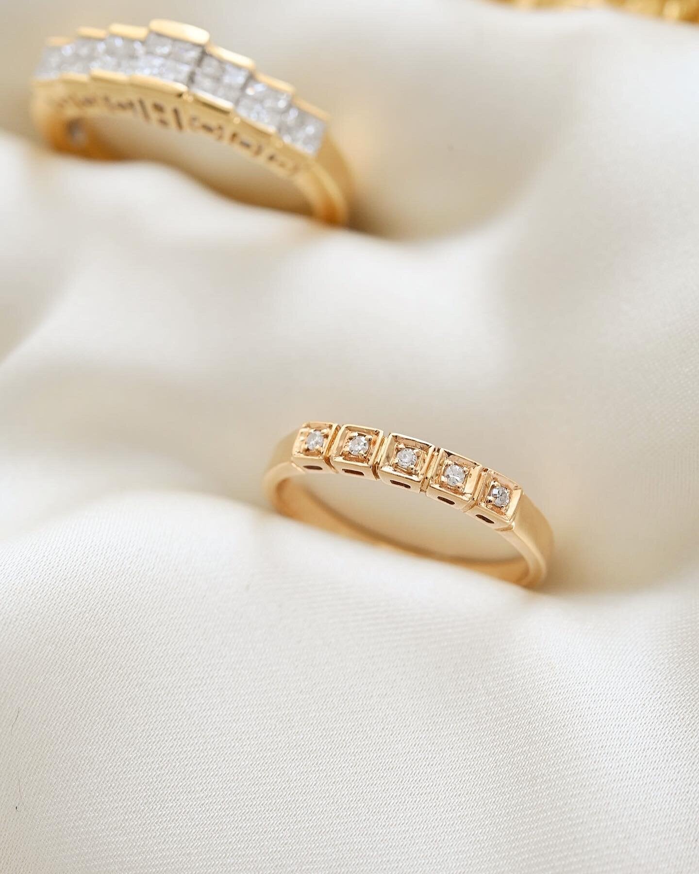Gorg Antique Diamond Five Stone Ring 18K Gold