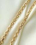 Biiiig Heavy Dream Chain W Graduated Anchor Danish Vintage 14K Gold