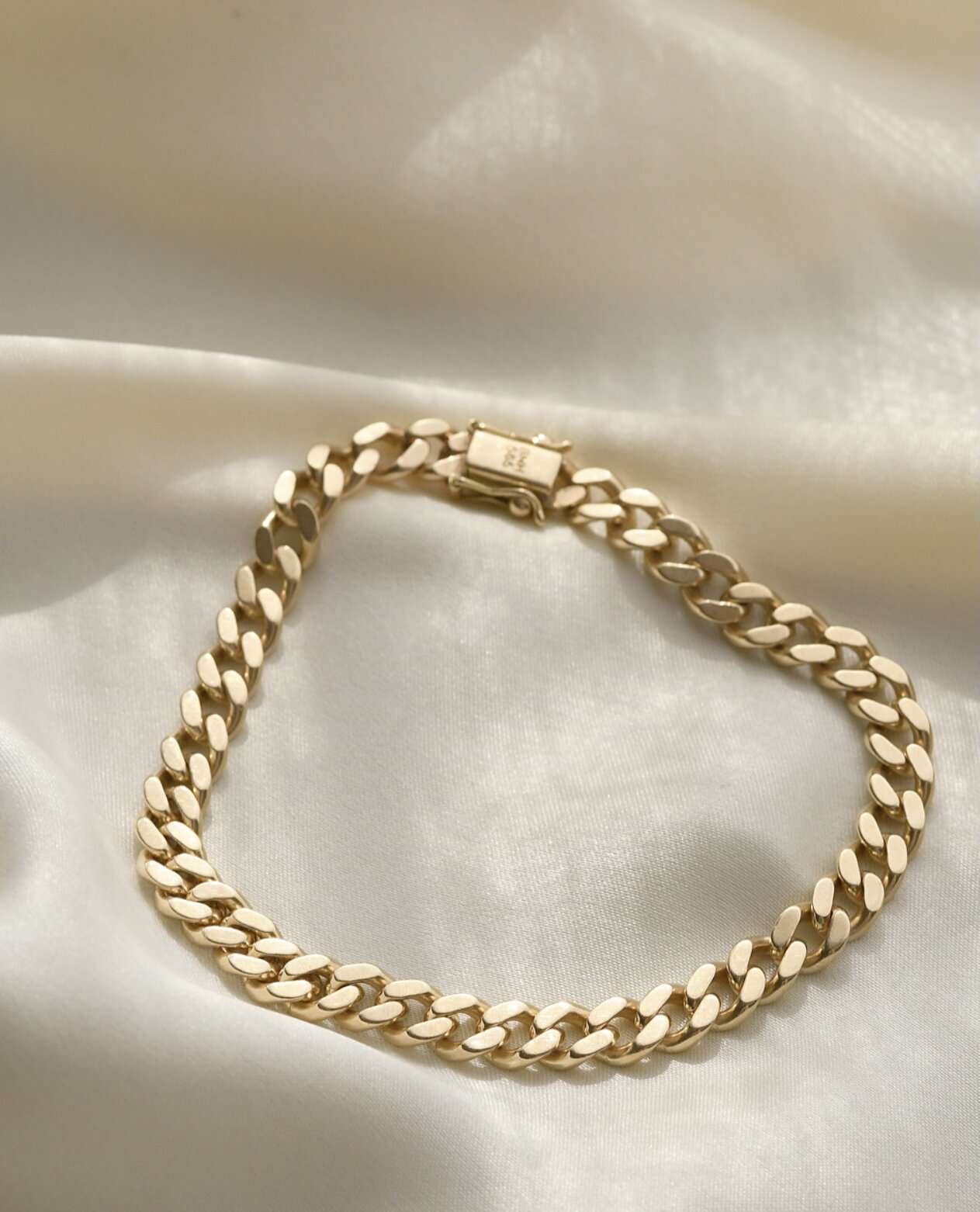 Substantial Danish Curb Link 14K Gold 20 Grams