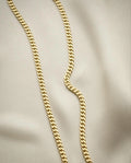 Vintage Curb Link Chain 22.8 Inches 14K Gold 1970