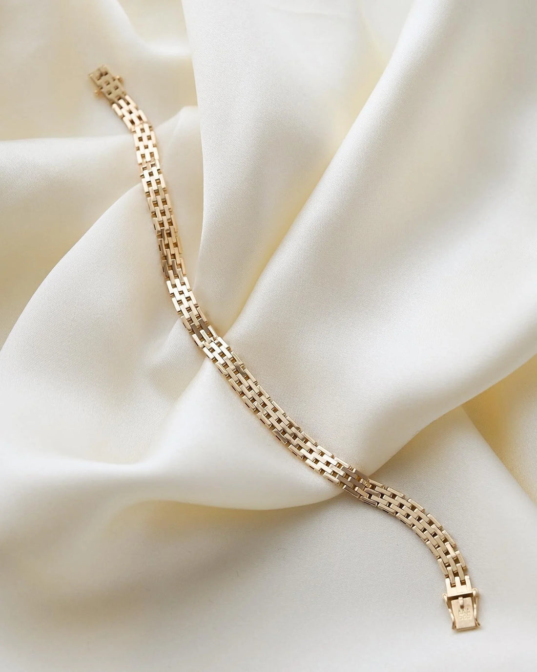 Gorg Mid Century Danish Bracelet 14K Gold 1960s