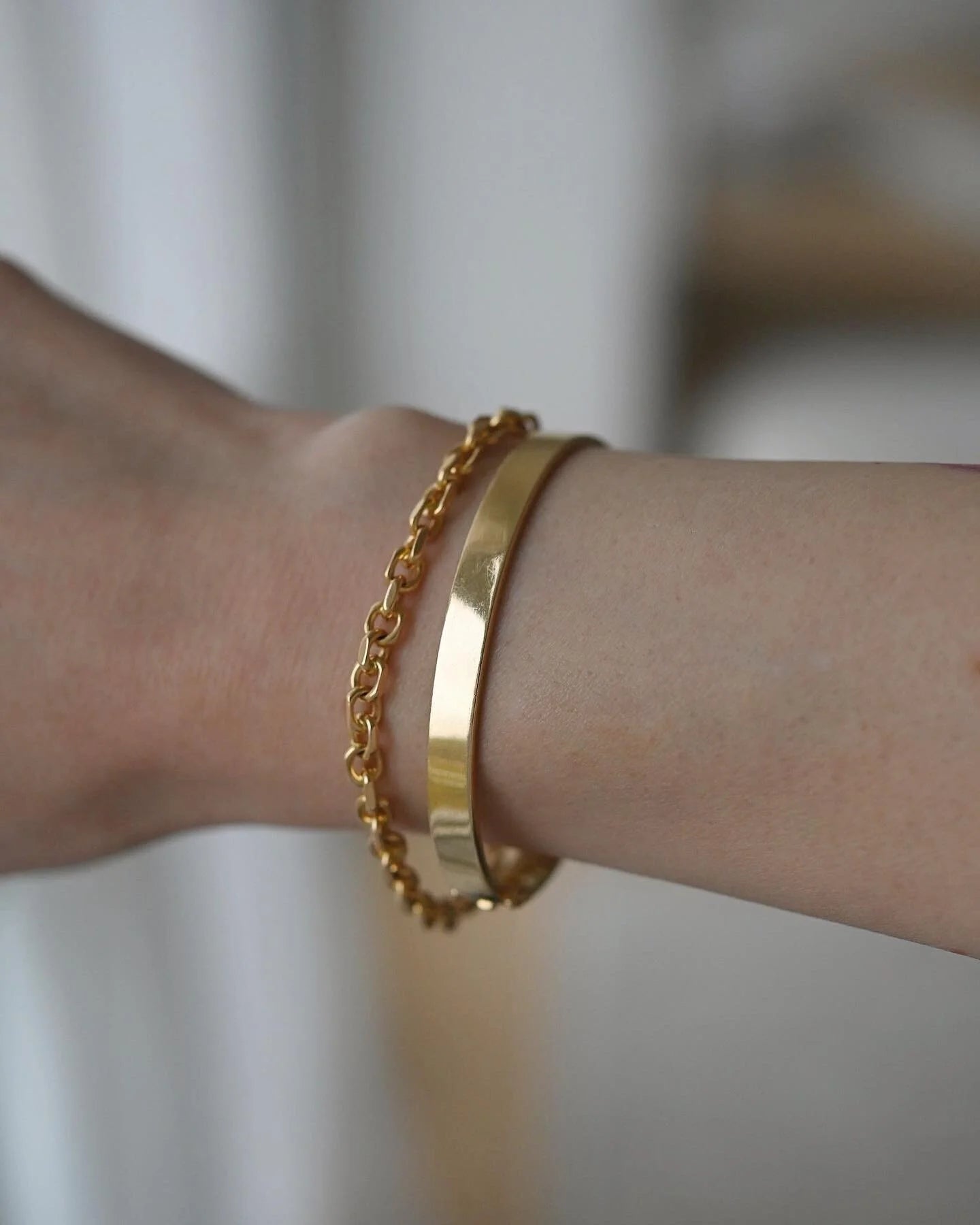 Super Gorg Rare Anchor Link Bracelet 18K Gold