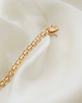 7 Inches Perfect Capricorn Link Bracelet 18K Gold 1969