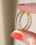 Gorg Twisted Hoops 14K Gold