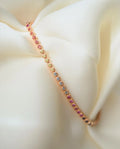 Estate Rainbow Sapphire Bracelet 18K Gold