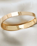 Amazing Beautiful Vintage Bangle w Leaf Engravings 18K Gold