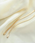 Two Rare Danish Vintage Slimmer Brick Link Bracelets 14K Gold 1960-70