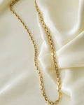 From Personal Collection! Vintage Anchor Chain 5mm 14K Gold 1970s