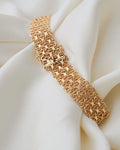 Beautiful Swedish Star Link Bracelet 18K Gold 1969