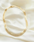 Special Release! (Number 5) Sublime 43 Grams Danish Vintage Geneva Link Necklace 14K Gold 1960