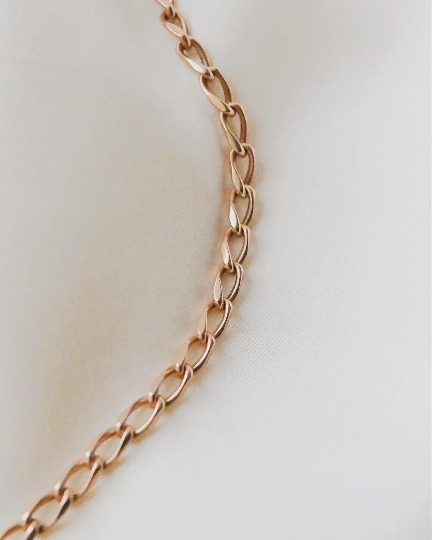 Rare Antique Watch Chain 14K ROSE GOLD