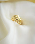 Superb HEAVY Vintage Puzzle Ring 18K Gold