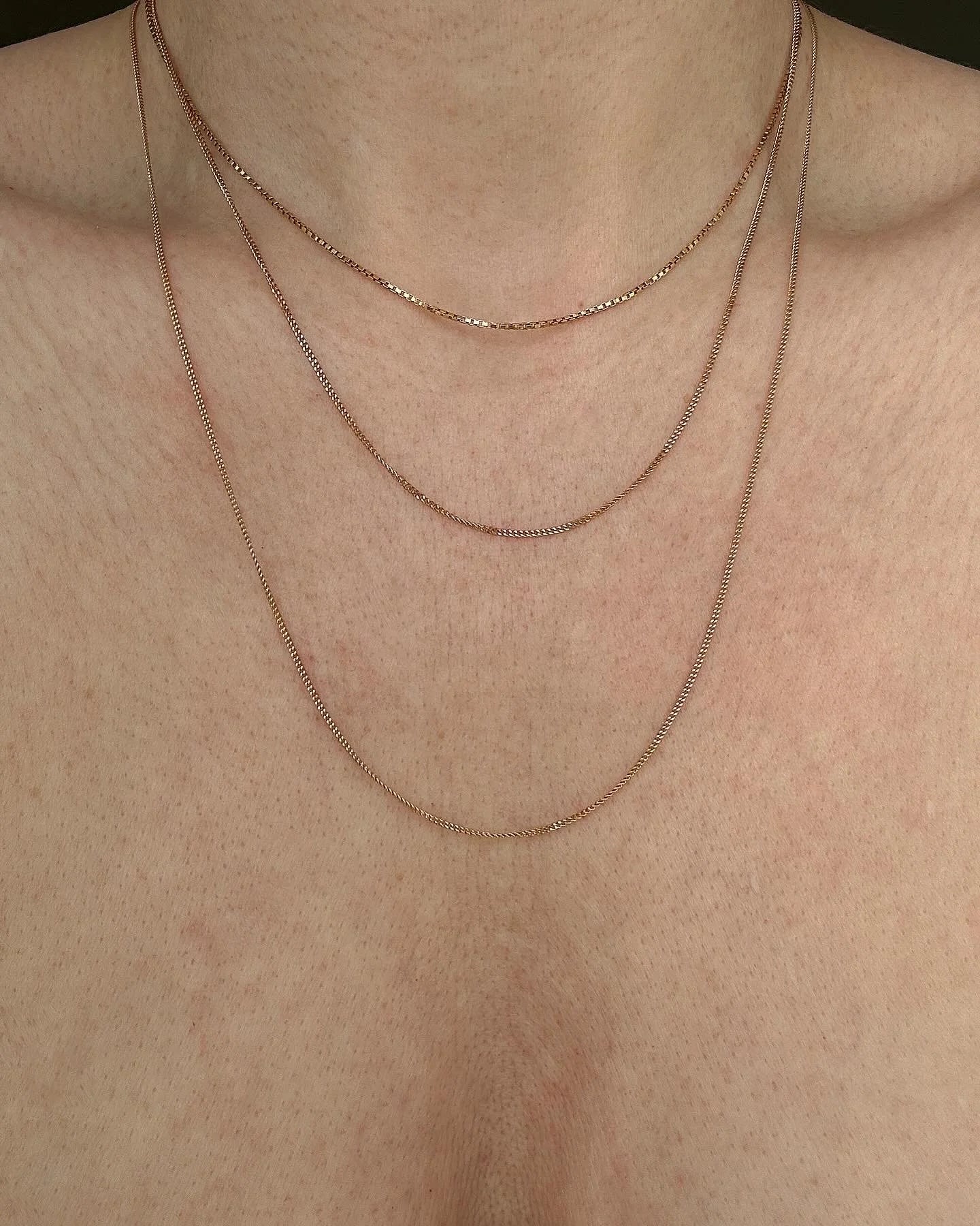 Sexy Dainty Vintage Chain 18K Gold
