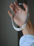 Incredible Scandinavian Mid Century Necklace Silver 1960s