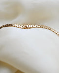 Gorg Danish Baby Brick Link Necklace 14K Gold 1970