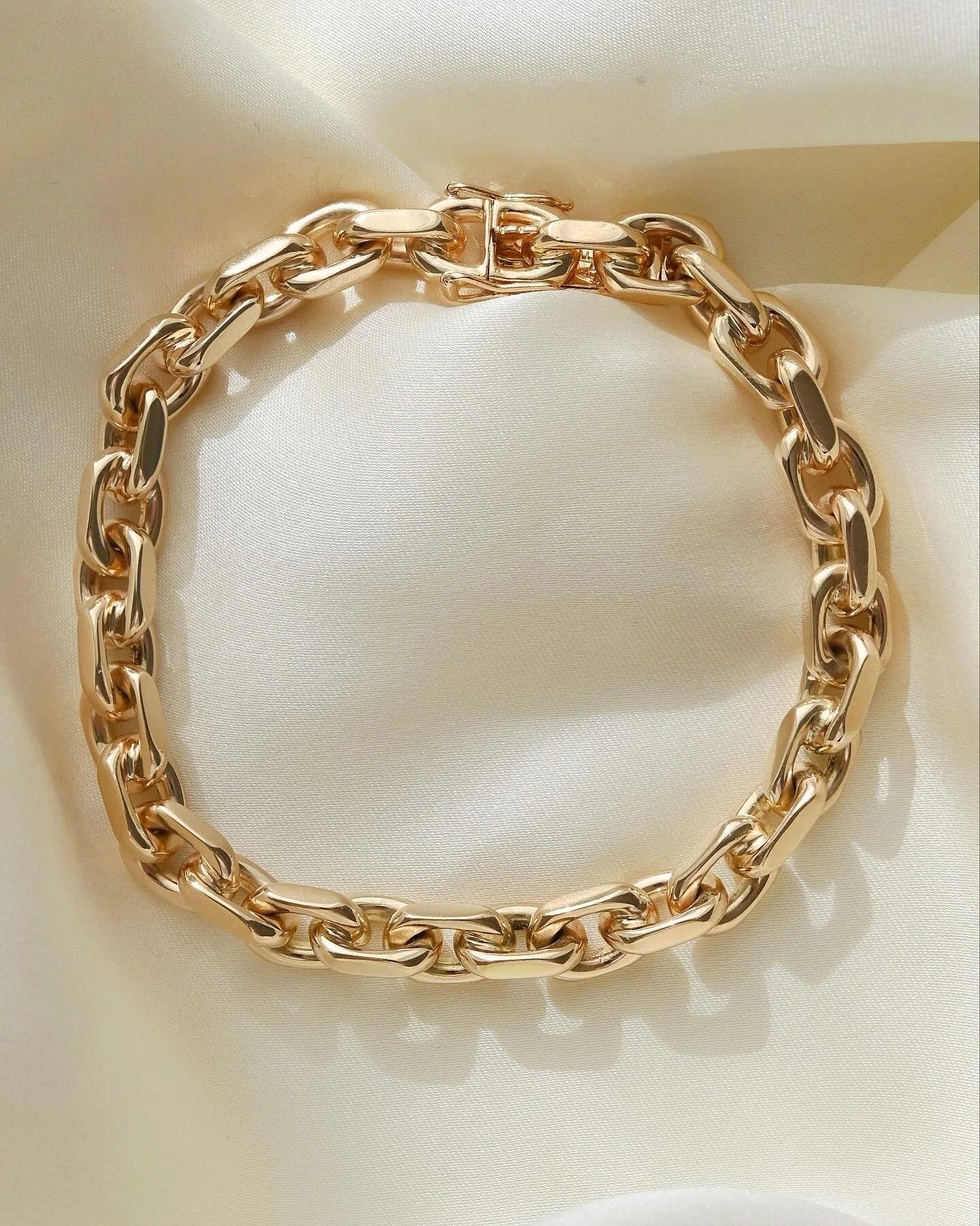 Big HEAVY AF Anchor Bracelet 14K Gold